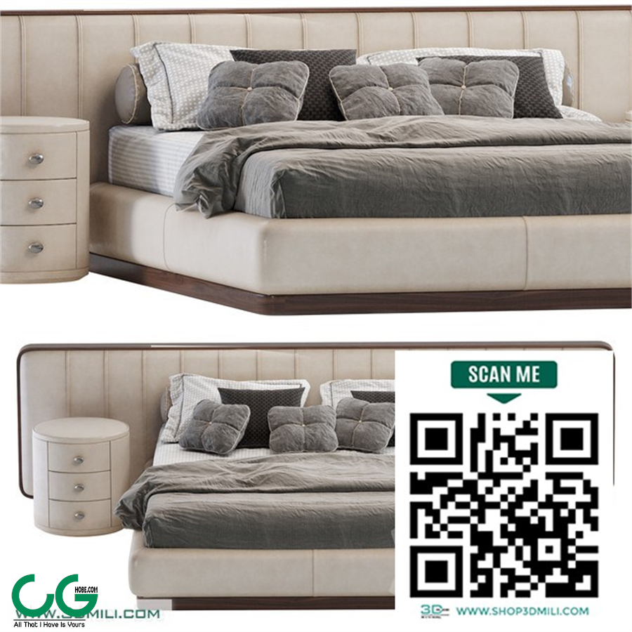 Bed Flou Letto Ermes